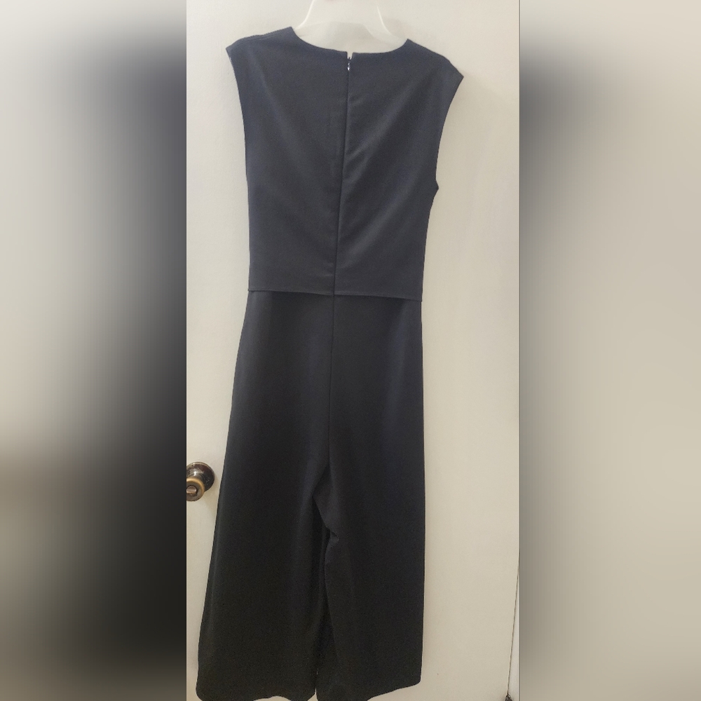 Tibi Elegant Black Sleeveless Jumpsuit, Size 4, Cotton. - Picture 2 of 10